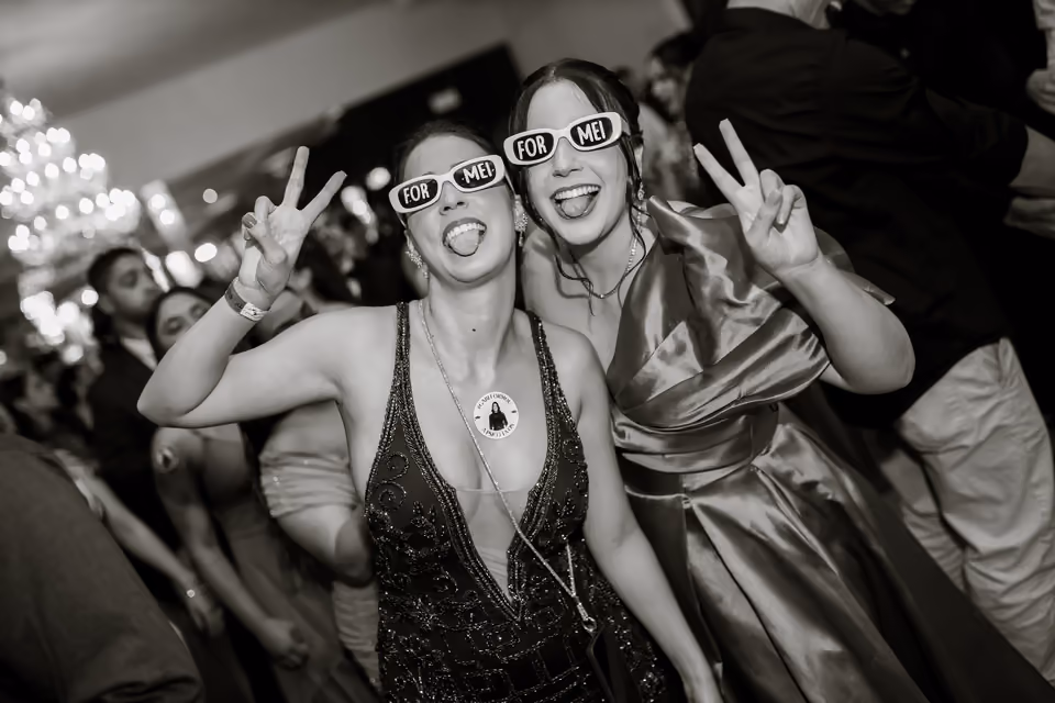 Formandos no baile de gala da formatura.
